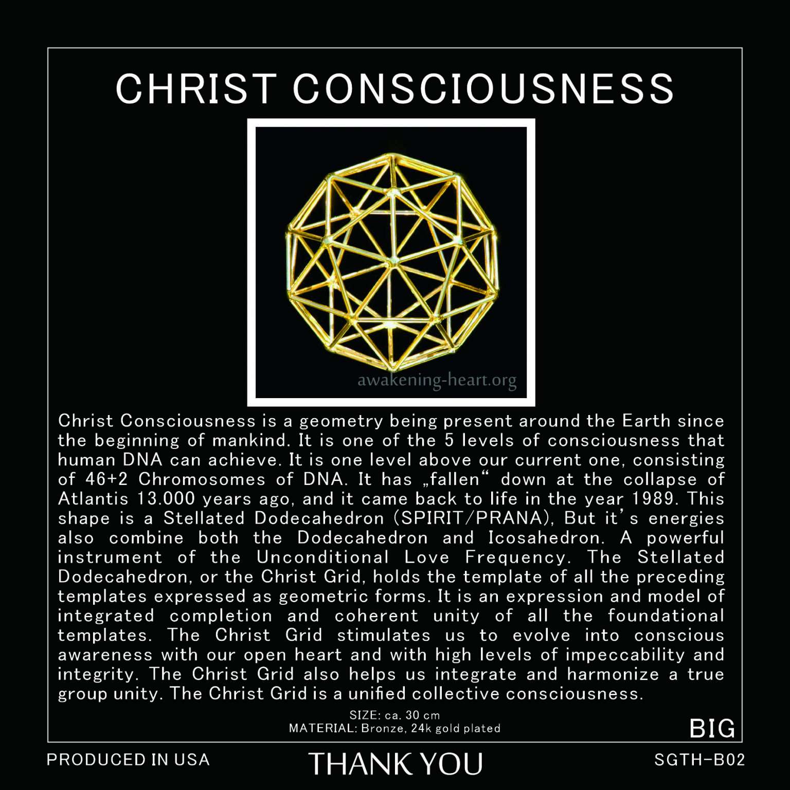Christ consciousness unity grid apx 30cm vi ja vibracija