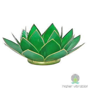 Svečnik LOTUS - ZELENI