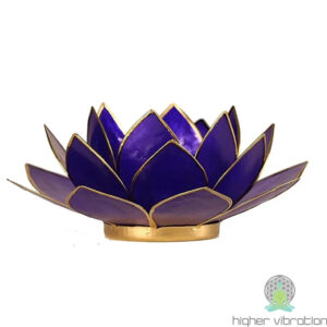 Svečnik LOTUS - INDIGO